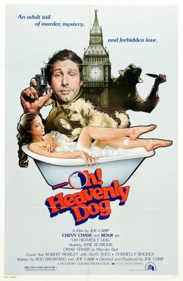 Oh Heavenly Dog movie poster (1980) wooden framed poster