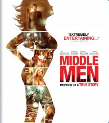 Middle Men movie poster (2009) wooden framed poster
