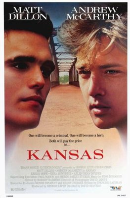 Kansas movie poster (1988) wood print