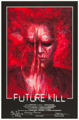 Future-Kill movie poster (1985) wood print