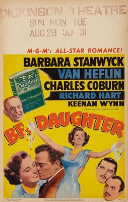 B.F.'s Daughter movie poster (1948) wood print