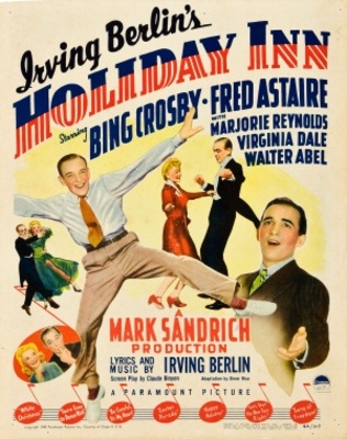 Holiday Inn movie poster (1942) wood print
