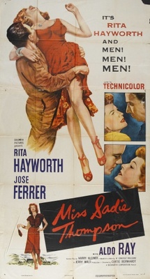 Miss Sadie Thompson movie poster (1953) poster with hanger