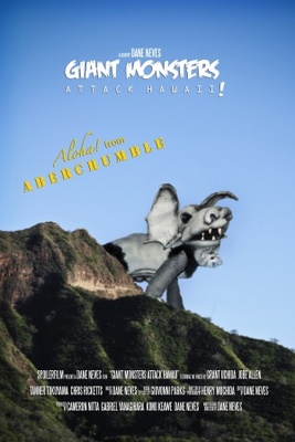 Giant Monsters Attack Hawaii! movie poster (2011) poster with hanger