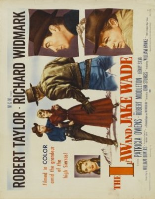 The Law and Jake Wade movie poster (1958) mouse pad