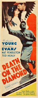 Death on the Diamond movie poster (1934) Stickers MOV_01cdd8ba