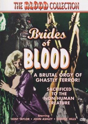 Brides of Blood movie poster (1968) wooden framed poster