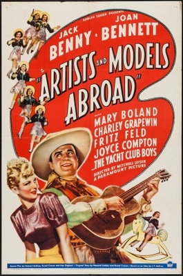 Artists and Models Abroad movie poster (1938) poster