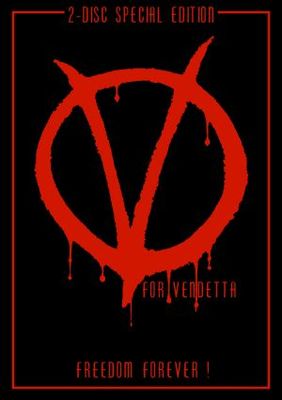 V For Vendetta movie poster (2005) Stickers MOV_01f61cbc