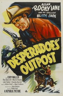 Desperadoes' Outpost movie poster (1952) wooden framed poster