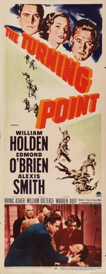 The Turning Point movie poster (1952) wood print