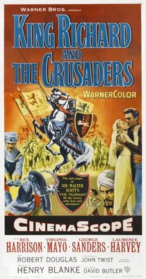 King Richard and the Crusaders movie poster (1954) wood print