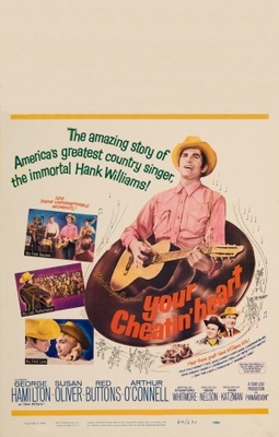 Your Cheatin' Heart movie poster (1964) metal framed poster