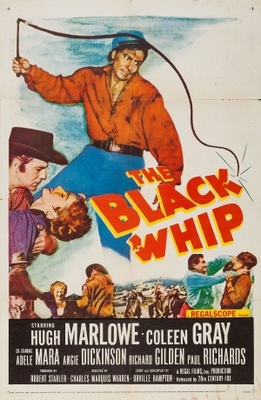The Black Whip movie poster (1956) wooden framed poster