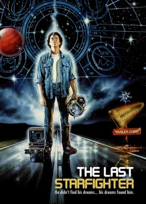 The Last Starfighter movie poster (1984) wooden framed poster