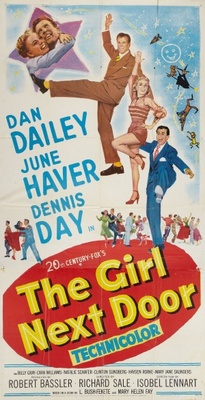 The Girl Next Door movie poster (1953) metal framed poster
