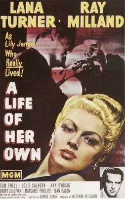 A Life of Her Own movie poster (1950) pillow