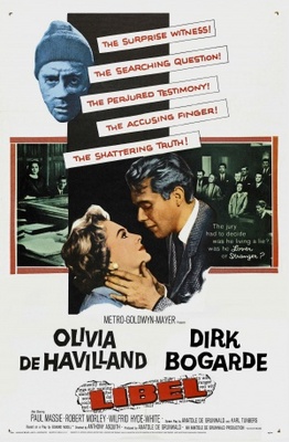Libel movie poster (1959) canvas poster