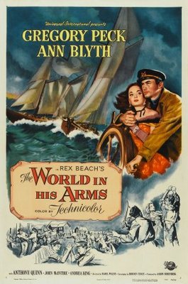 The World in His Arms movie poster (1952) canvas poster