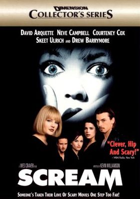 Scream movie poster (1996) wooden framed poster