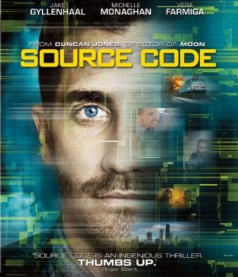 Source Code movie poster (2011) wooden framed poster