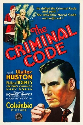 The Criminal Code movie poster (1931) poster with hanger