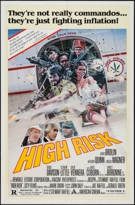 High Risk movie poster (1981) metal framed poster