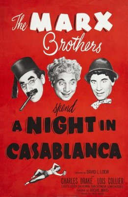 A Night in Casablanca movie poster (1946) canvas poster