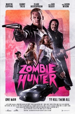 Zombie Hunter movie poster (2013) poster with hanger