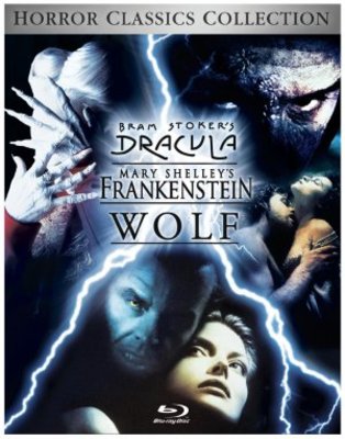 Wolf movie poster (1994) wood print