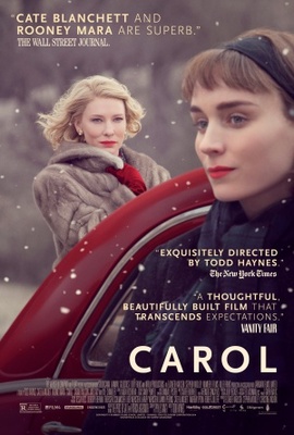 Carol movie poster (2015) Tank Top