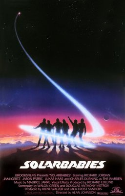 Solarbabies movie poster (1986) tote bag