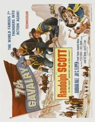 7th Cavalry movie poster (1956) poster