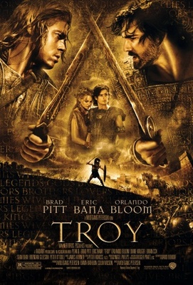 Troy movie poster (2004) wood print
