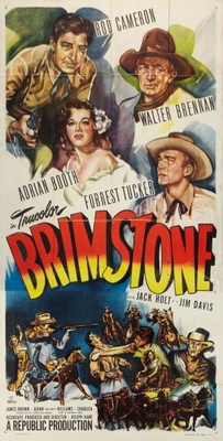 Brimstone movie poster (1949) metal framed poster