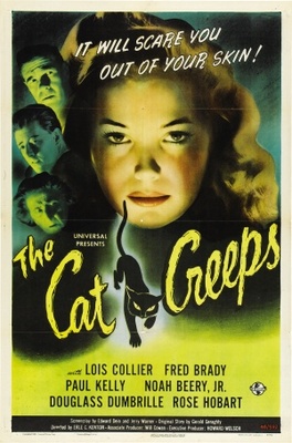 The Cat Creeps movie poster (1946) wood print