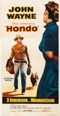 Hondo movie poster (1953) mouse pad