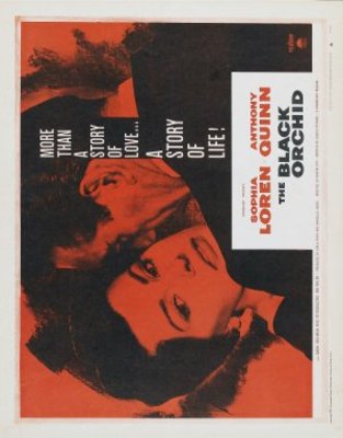 The Black Orchid movie poster (1958) wood print