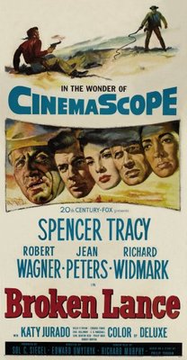 Broken Lance movie poster (1954) canvas poster