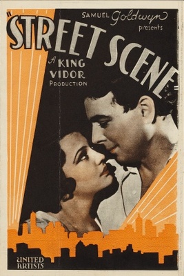 Street Scene movie poster (1931) wooden framed poster