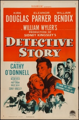 Detective Story movie poster (1951) metal framed poster
