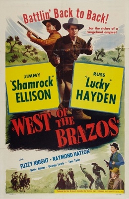 West of the Brazos movie poster (1950) Stickers MOV_03cbf6e5
