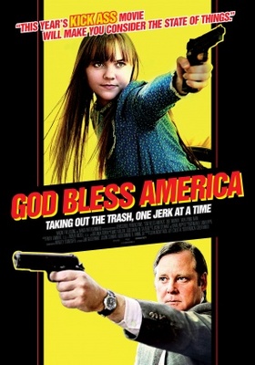 God Bless America movie poster (2011) wooden framed poster