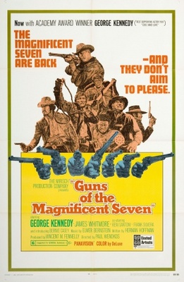 Guns of the Magnificent Seven movie poster (1969) pillow