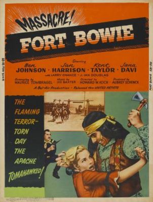 Fort Bowie movie poster (1958) wood print