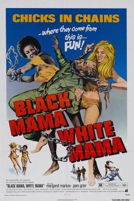Black Mama, White Mama movie poster (1972) metal framed poster