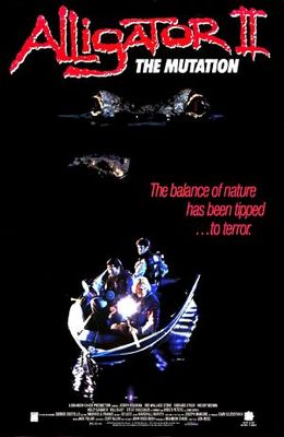 Alligator II: The Mutation movie poster (1991) wooden framed poster