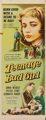 My Teenage Daughter movie poster (1956) wooden framed poster