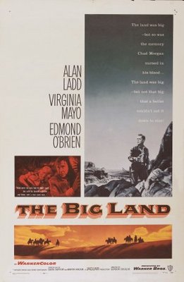 The Big Land movie poster (1957) metal framed poster