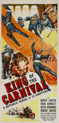 King of the Carnival movie poster (1955) poster with hanger